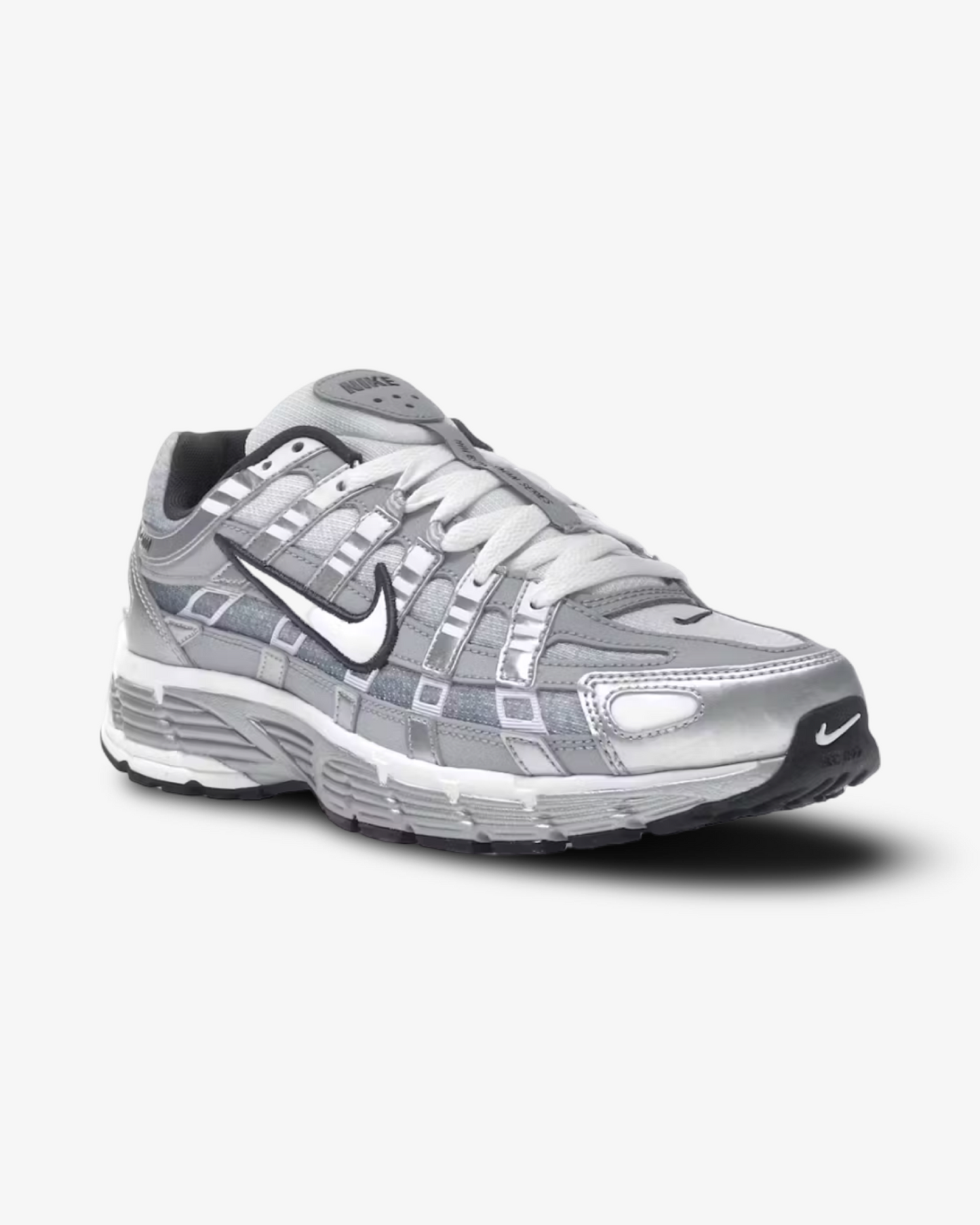 NIKE P-6000 METALLIC SILVER SUMMIT WHITE-WOLF GREY