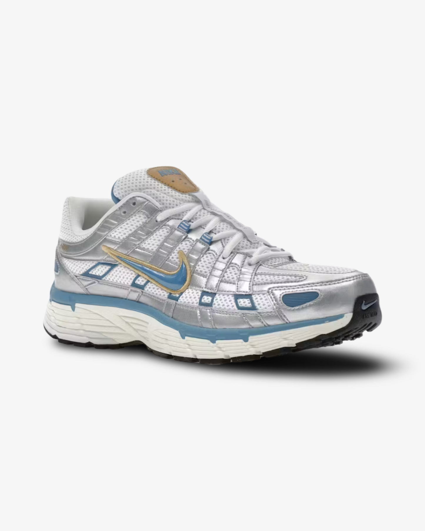 NIKE P-6000 METALLIC SILVER AEGEAN STORM