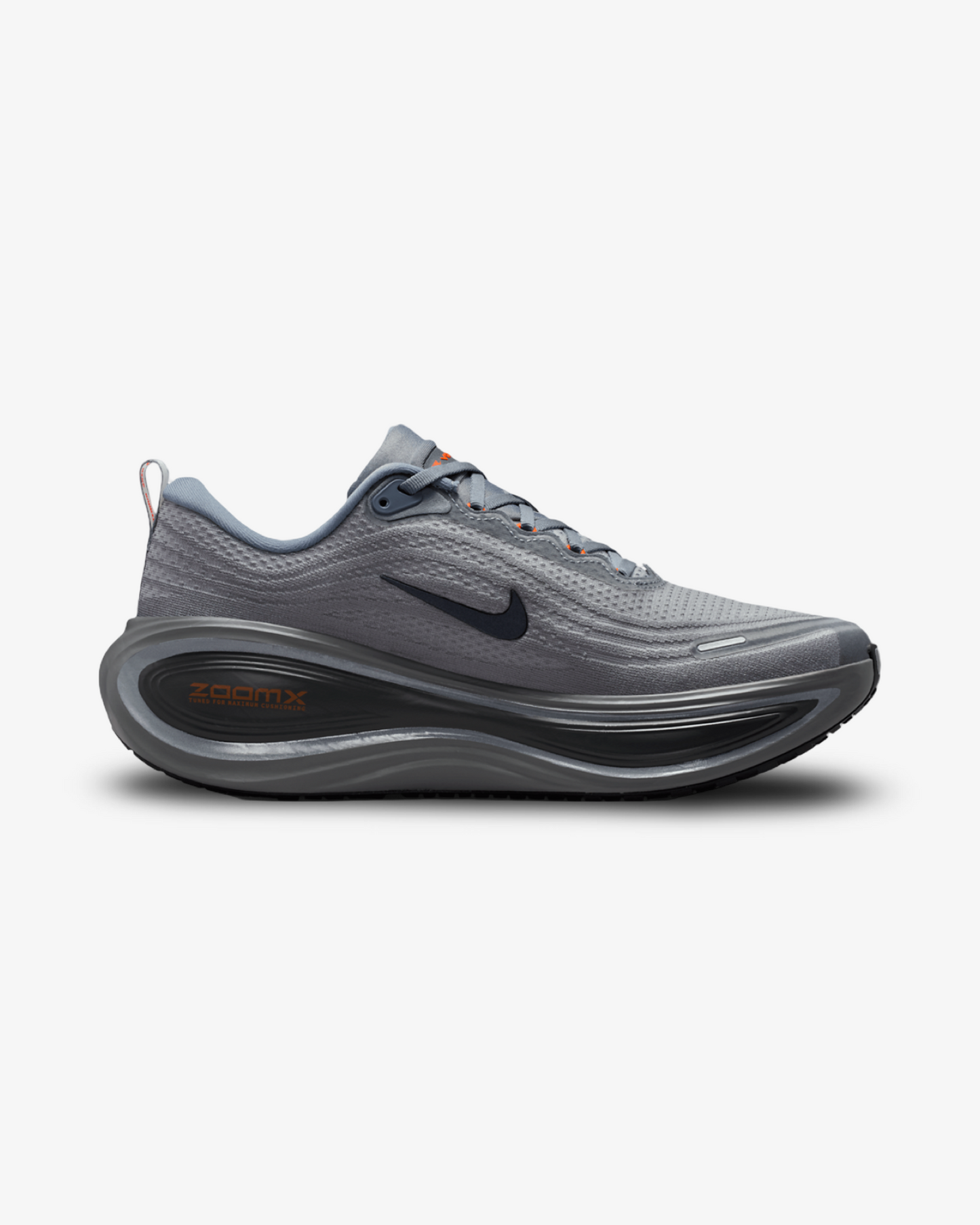 NIKE ZOOM VOMERO PLUS BLACK SAFETY ORANGE-MTLC COOL GREY