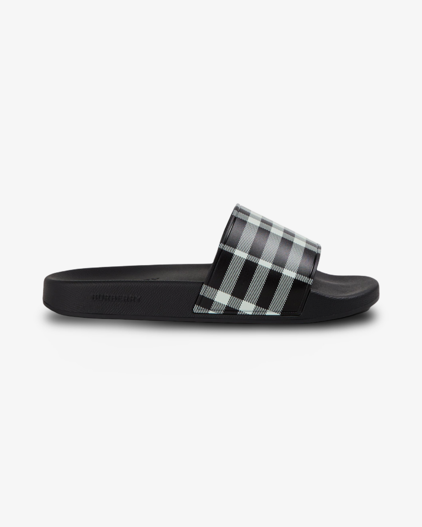 BURBERRY CHECK FURLEY LOGO SLIDER