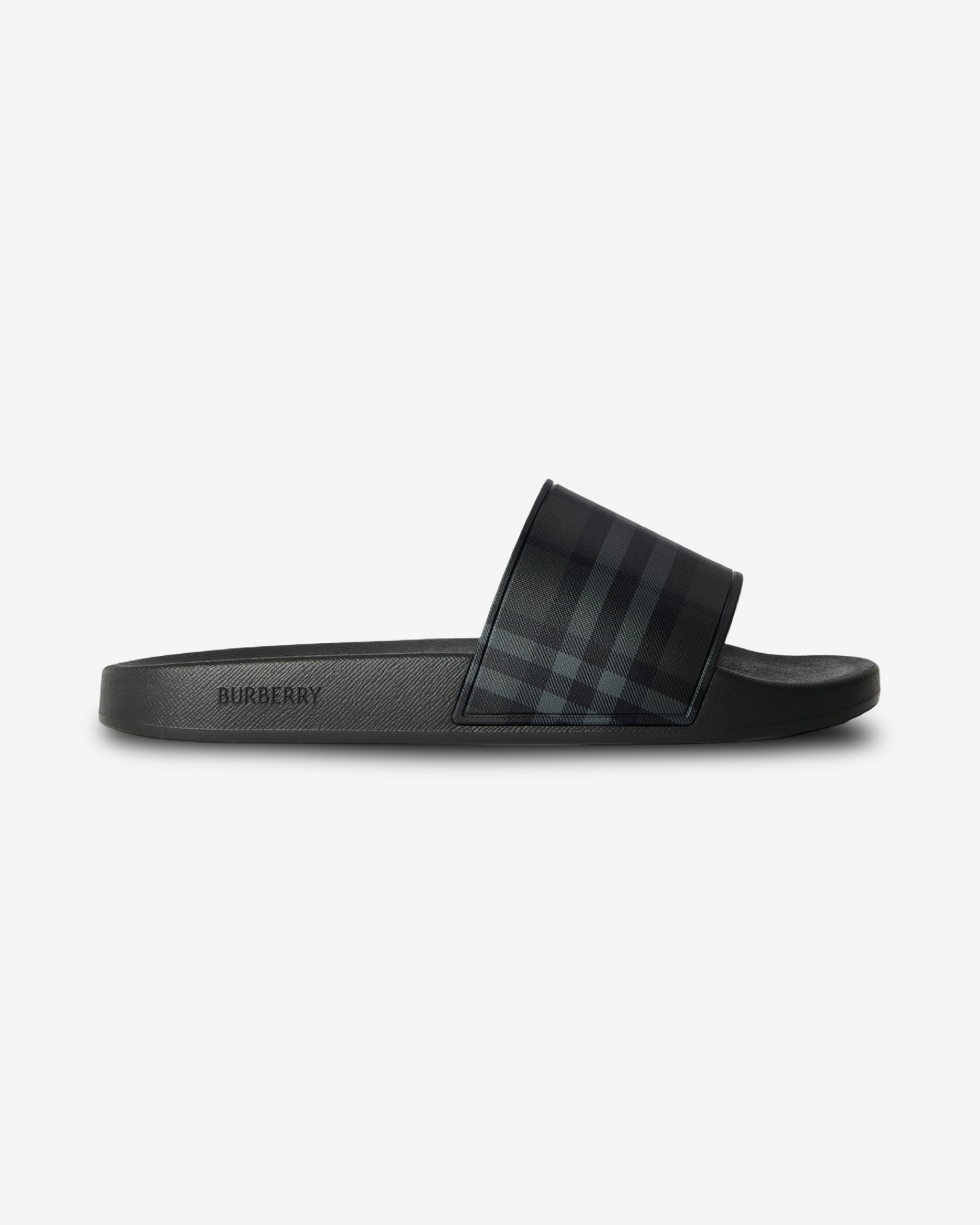 BURBERRY CHECK FURLEY LOGO SLIDER